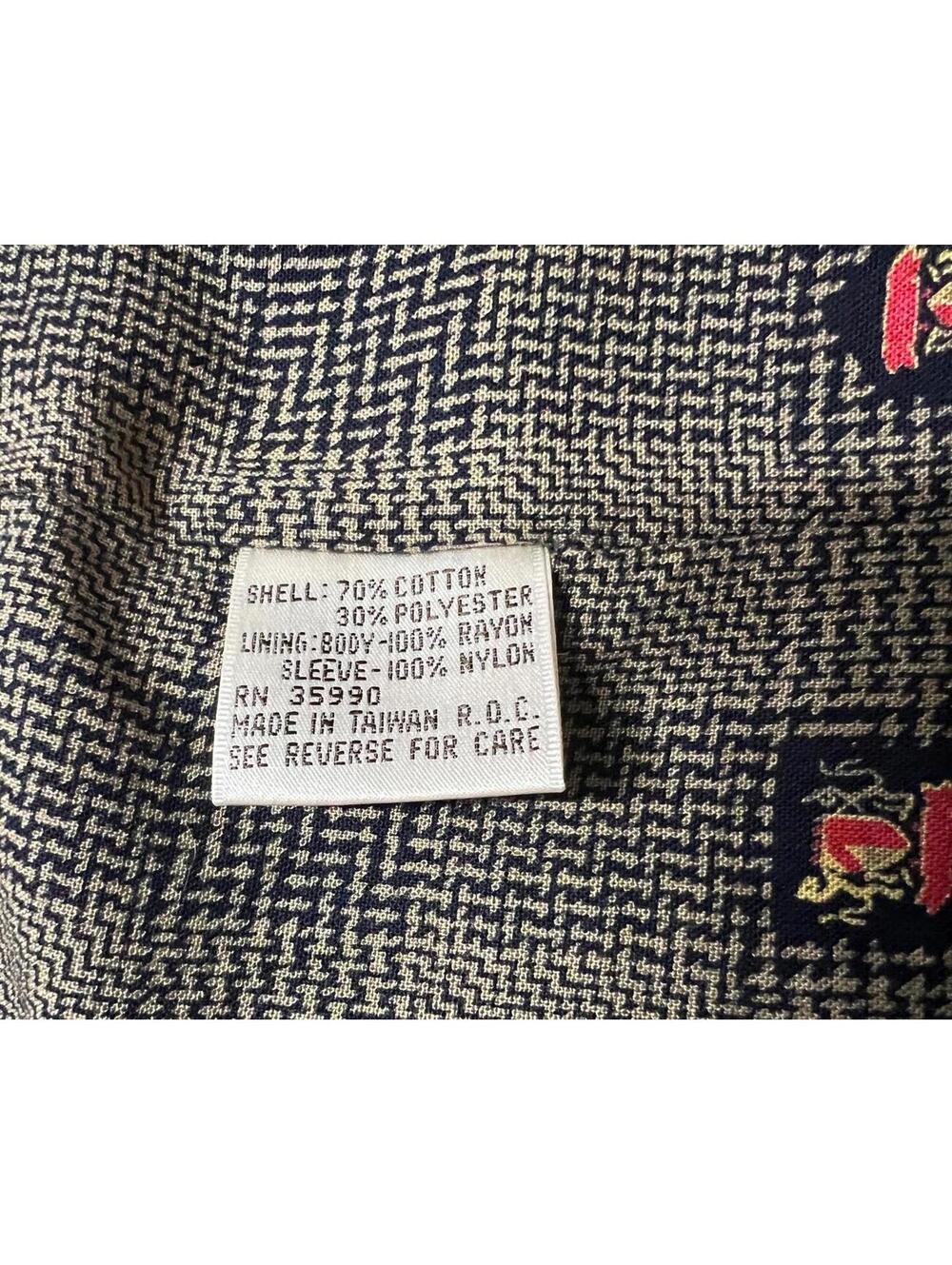 Vintage 90s Evan-Picone Preppy Trench Coat • Classic Tan • Patterned Lining-Med - Picture 6 of 9